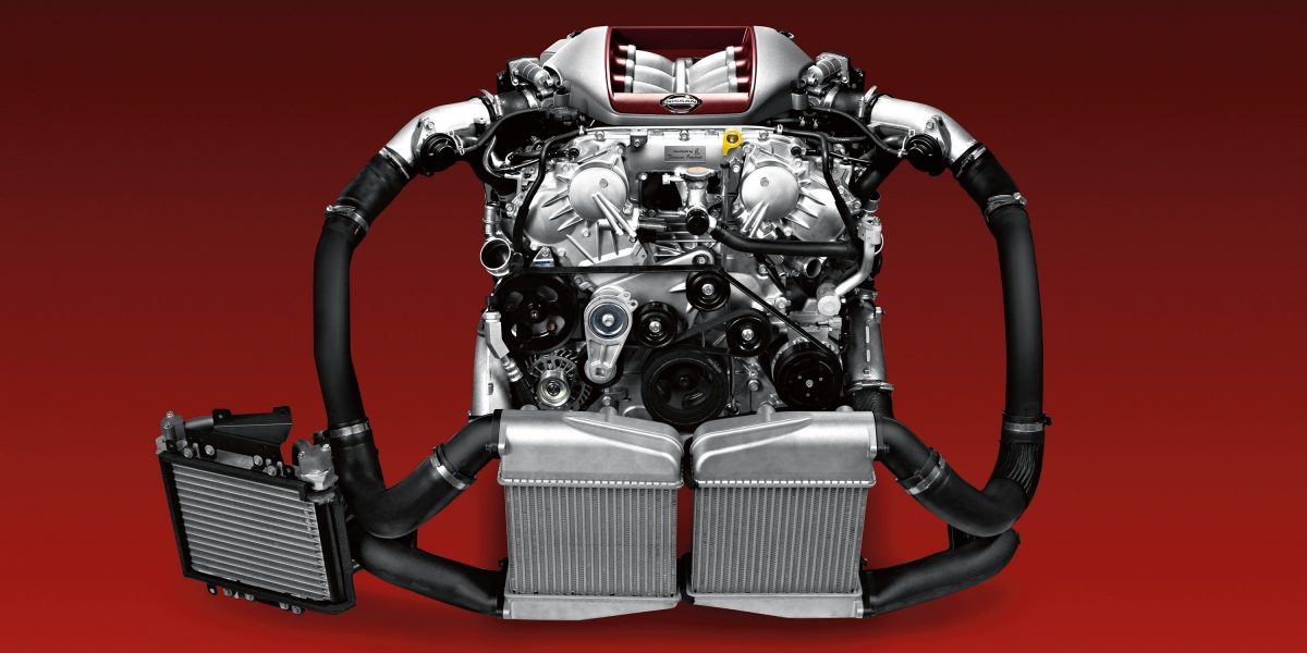 Nissan GT-R VR38 Twin Turbo Engine